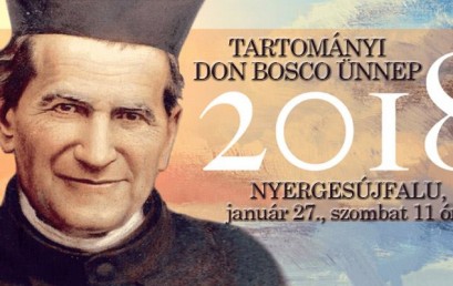 2018. január 27. Tartományi Don Bosco-ünnep