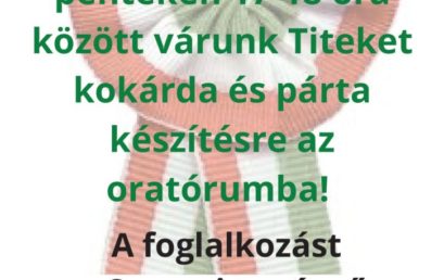 Kézműves foglalkozás